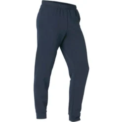Pantalon Jogging Chaud Fitness Homme - 100 Bleu Noir -Sportmania pantalon jogging molleton fitness bleu fonce 7