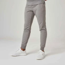 Pantalon Jogging Slim Fitness Homme - 500 Gris
