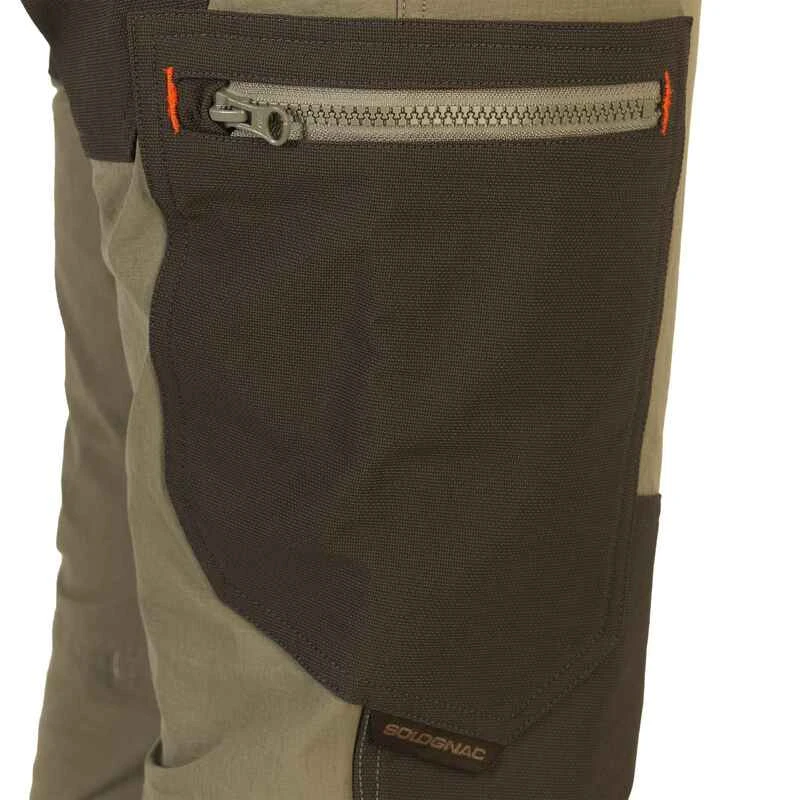 Pantalon Léger Respirant Et Résistant Chasse Homme - 520 Vert 6 Pantalon Léger Respirant Et Résistant Chasse Homme - 520 Vert – Image 6