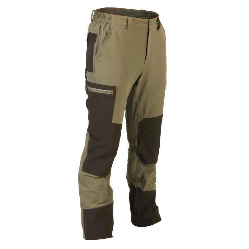 Pantalon Léger Respirant Et Résistant Chasse Homme - 520 Vert 1 Pantalon Léger Respirant Et Résistant Chasse Homme - 520 Vert