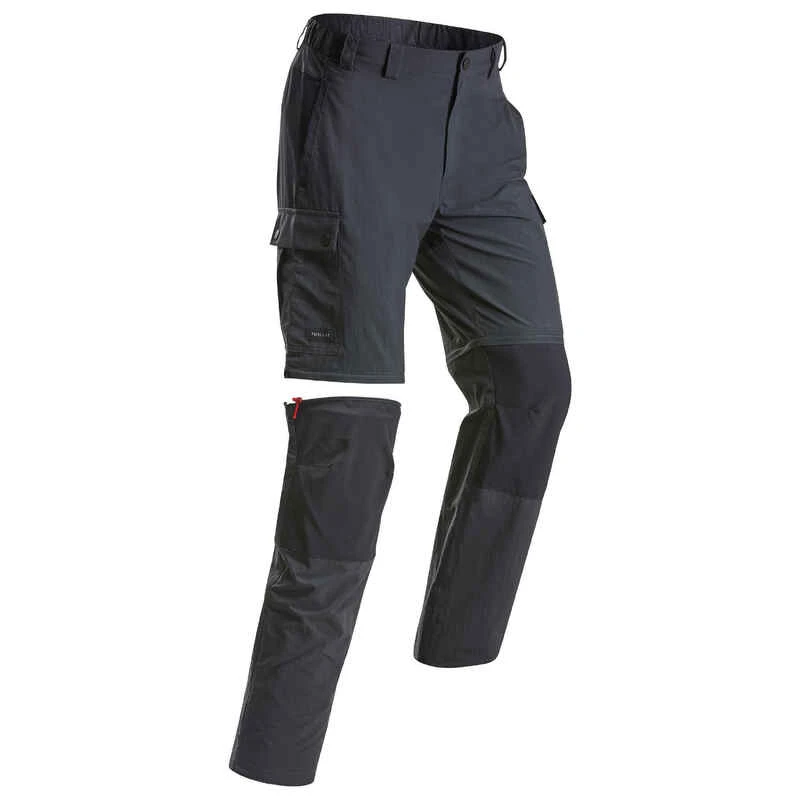 Pantalon Modulable 2 En 1 Et Résistant De Trek Montagne - MT100 Homme 1 Pantalon Modulable 2 En 1 Et Résistant De Trek Montagne - MT100 Homme