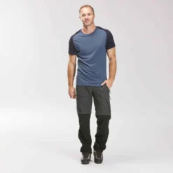 Pantalon Modulable 2 En 1 Et Résistant De Trek - MT500 - Homme -Sportmania pantalon modulable de trek montagne trek 500 gris fonce homme 10