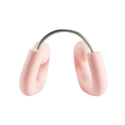 PINCE NEZ DE NATATION INOX-LATEX RÉGLABLE ROSE PASTEL -Sportmania pince nez de natation inox latex reglable 2