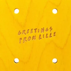 PLANCHE DE SKATE EN ERABLE DK120 GREETINGS TAILLE 8" COULEUR JAUNE. -Sportmania planche de skate en erable dk120 greetings taille 8quote couleur jaune 7