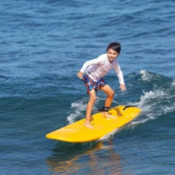 SURF MOUSSE 100 6'8" - Livré Avec Un Leash Et 3 Ailerons -Sportmania planche de surf en mousse 100 6 8quote livree avec un leash et 3 ailerons 1 1