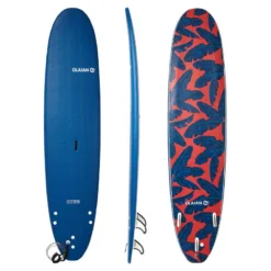 SURF MOUSSE 500 8'6" - Livré Avec 1 Leash Et 3 Ailerons -Sportmania planche de surf en mousse 8 6quote 500 livree avec 1 leash et 3 ailerons 9