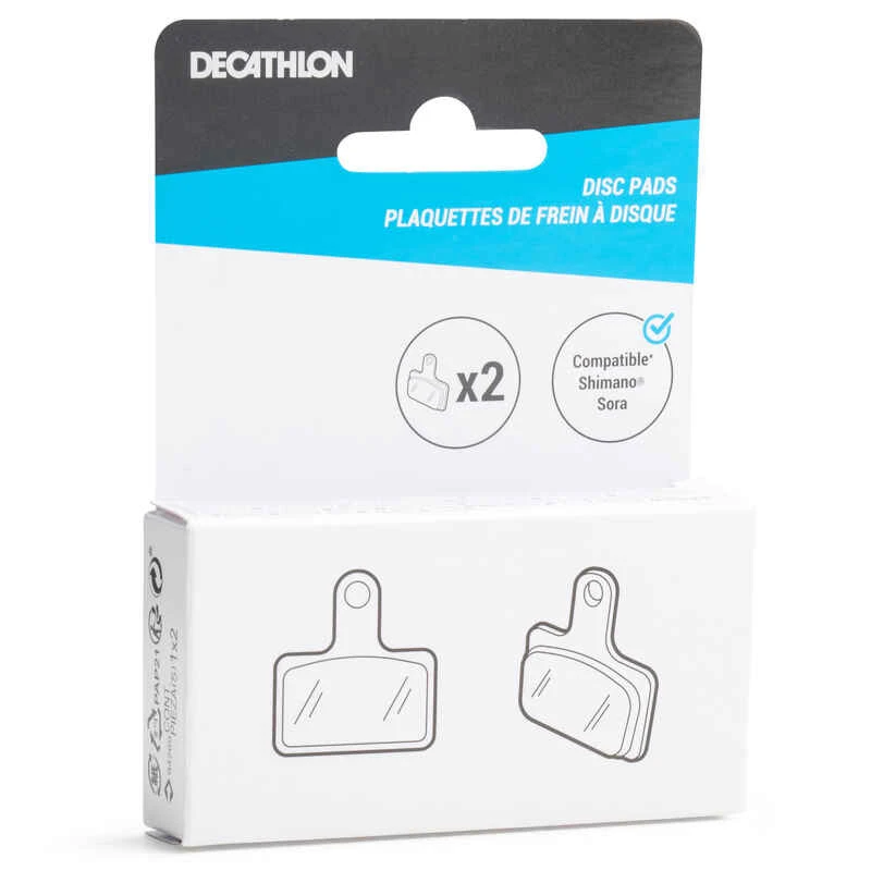 Decathlon PLAQUETTES DE FREIN A DISQUE ROUTE Compatible SHIMANO 3 Decathlon PLAQUETTES DE FREIN A DISQUE ROUTE Compatible SHIMANO – Image 3