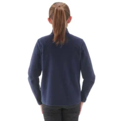 Quechua Polaire De Randonnée - MH100 Bleue Marine - Enfant 7-15 Ans -Sportmania polaire de randonnee mh100 bleue marine enfant 7 15 ans 3