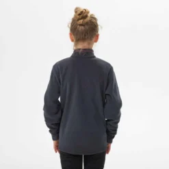 Quechua Polaire De Randonnée - MH100 Grise Foncée - Enfant 7-15 Ans -Sportmania polaire de randonnee mh100 turquoise enfant 7 15 ans 3