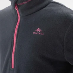 Quechua Polaire De Randonnée - MH100 Grise Foncée - Enfant 7-15 Ans -Sportmania polaire de randonnee mh100 turquoise enfant 7 15 ans 5