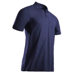 Polo De Golf Manches Courtes Homme WW500 Bleu Marine