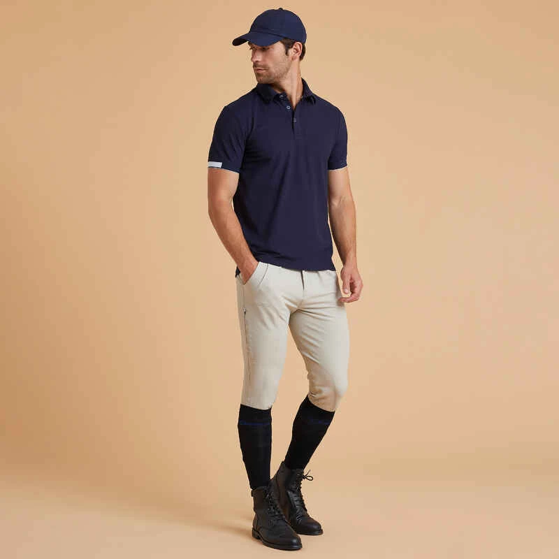 Polo équitation Homme Blue 3 Polo équitation Homme Blue – Image 3