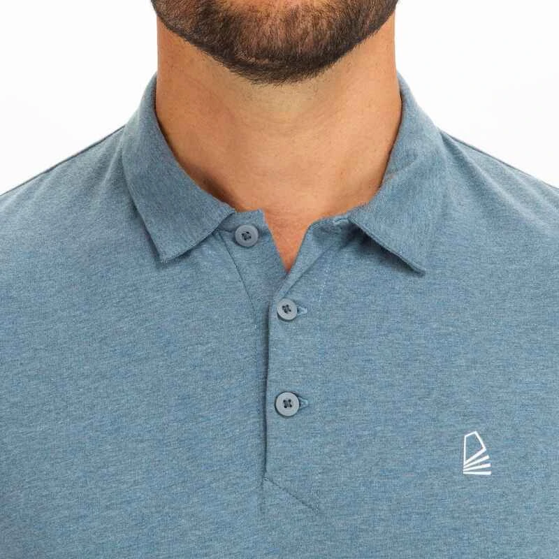 Tribord Polo Manche Courte De Voile Homme SAILING 100 Gris Chine 6 Tribord Polo Manche Courte De Voile Homme SAILING 100 Gris Chine – Image 6