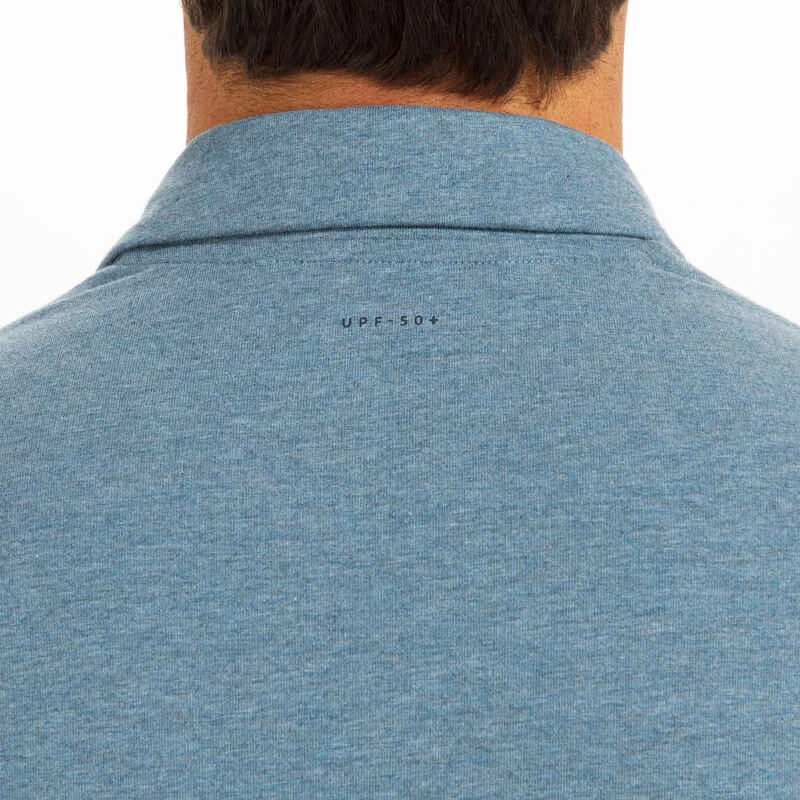 Tribord Polo Manche Courte De Voile Homme SAILING 100 Gris Chine 7 Tribord Polo Manche Courte De Voile Homme SAILING 100 Gris Chine – Image 7