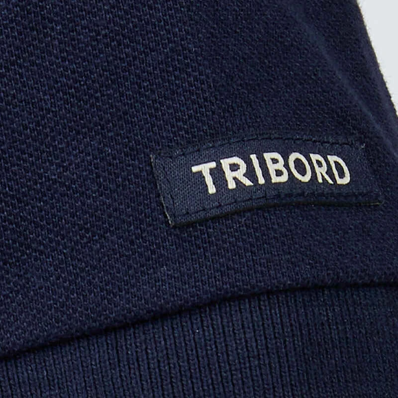 Tribord Polo Marin Homme Manche Courte Sailing 100 Bleu Marine 11 Tribord Polo Marin Homme Manche Courte Sailing 100 Bleu Marine – Image 11