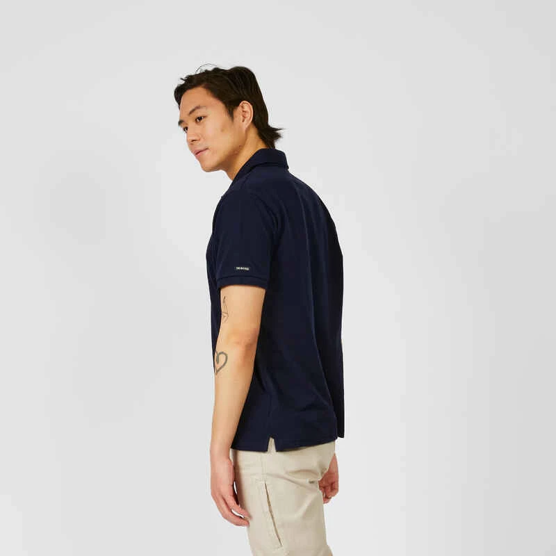 Tribord Polo Marin Homme Manche Courte Sailing 100 Bleu Marine 7 Tribord Polo Marin Homme Manche Courte Sailing 100 Bleu Marine – Image 7
