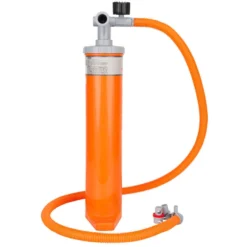 POMPE A MAIN BASSE PRESSION 1-8 PSI DOUBLE ACTION POUR KAYAK 2 X 2,6L ORANGE -Sportmania pompe a main double action pour kayak 2 x 26l orange 2