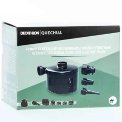 Quechua POMPE ÉLECTRIQUE COMPACTE POUR LE CAMPING - RECHARGEABLE SUR SECTEUR -Sportmania pompe electrique compacte pour le camping rechargeable sur secteur 4