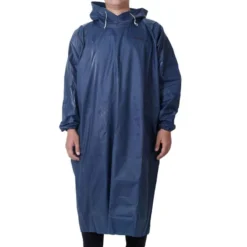 IMPERMÉABLE PÊCHE PONCHO POCKET DARK BLUE -Sportmania poncho de peche 100 5