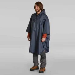 Poncho Pluie De Randonnée - FORCLAZ MT 100 BLEU 30L