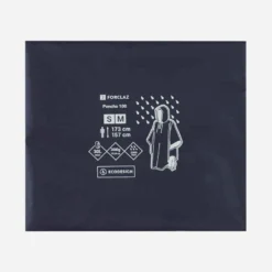 Poncho Pluie De Randonnée - FORCLAZ MT 100 BLEU 30L -Sportmania poncho pluie de randonnee trek 100 bleu 3