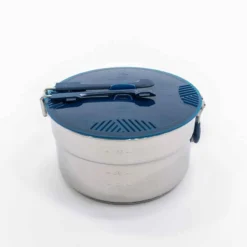 Quechua Popote Camp Du Randonneur MH100 Inox 4 Personnes (2,6L) -Sportmania popote camp du randonneur mh100 inox 4 personnes 26l 2