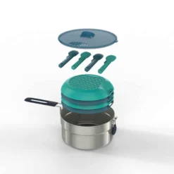 Quechua Popote Camp Du Randonneur MH100 Inox 4 Personnes (2,6L)