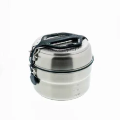 Quechua Popote Camp Du Randonneur MH500 Inox + Revêtement Anti-adhésif 4 Personnes 3,5L -Sportmania popote camp du randonneur mh500 inox revetement anti adhesif 4 personnes 35l 2