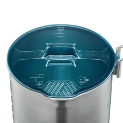 Popote Inox De Trekking - 2 Personnes - MT500 -Sportmania popote de trekking trek 500 inox 2 personnes 16 litres 5