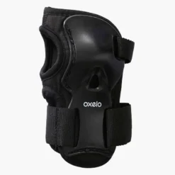 Set 3x2 Protections Roller Trottinette Skate Enfant PLAY Noir -Sportmania protections roller enfant play blanc turquoise 3