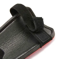 Kipsta Protège-tibias De Football Enfant ESSENTIAL 140 Rouge -Sportmania protege tibias de football enfant essential 140 rouge 3