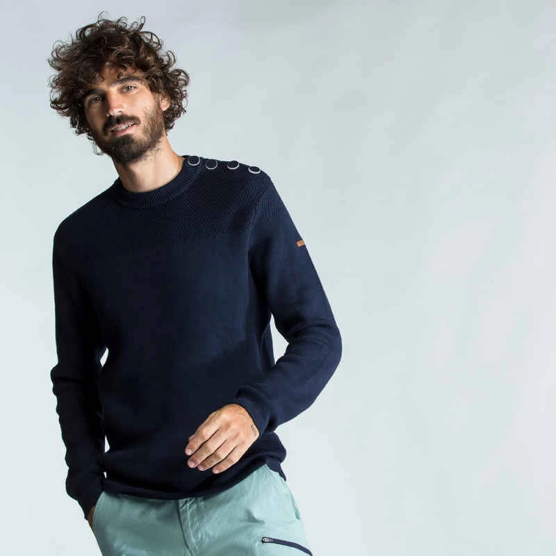 Tribord Pull Marin Homme Bleu Marine 6 Tribord Pull Marin Homme Bleu Marine – Image 6