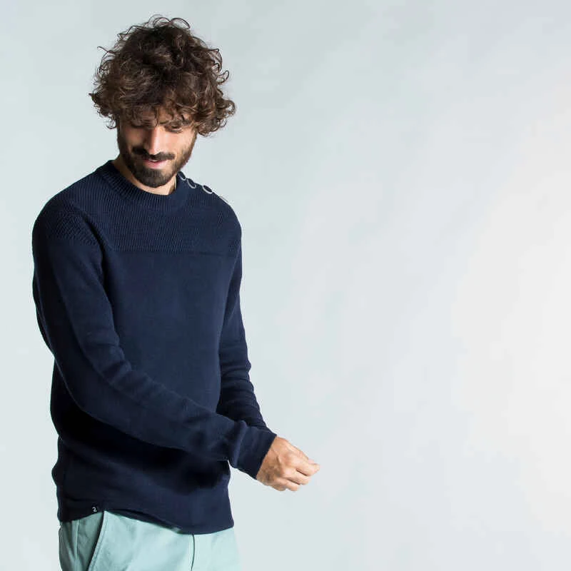 Tribord Pull Marin Homme Bleu Marine 10 Tribord Pull Marin Homme Bleu Marine – Image 10