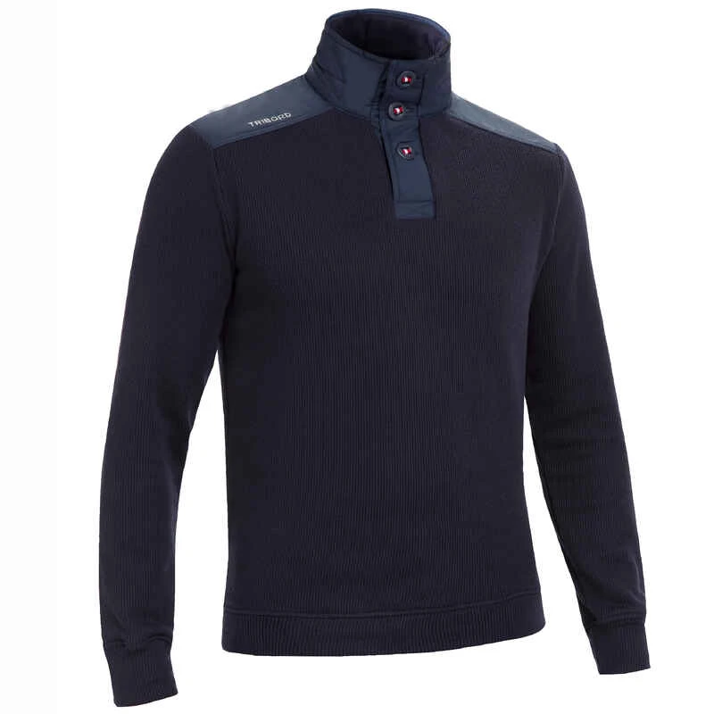 Tribord Pull Marin Homme SAILING 100 Navy 1 Tribord Pull Marin Homme SAILING 100 Navy