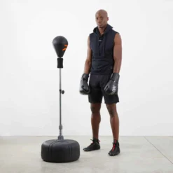 PUNCHING BALL ADULTE RÉGLABLE NOIR -Sportmania punching ball adulte reglable noir 3