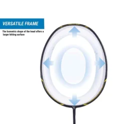 Raquette De Badminton Adulte BR 500 - Noir/Jaune -Sportmania raquette de badminton adulte br 500 noirslashjaune 18