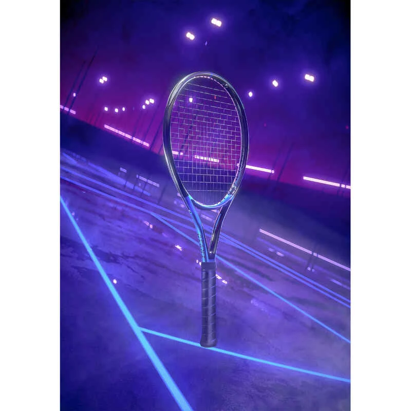 Artengo Raquette De Tennis Adulte TR930 Spin 285 G - Noir/Bleu 2 Artengo Raquette De Tennis Adulte TR930 Spin 285 G - Noir/Bleu – Image 2