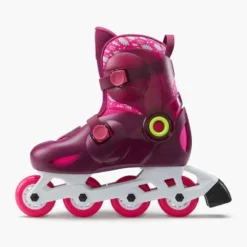 Roller Enfant PLAY5 Tonic Rose -Sportmania roller enfant play5 gris clair 2