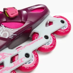 Roller Enfant PLAY5 Tonic Rose -Sportmania roller enfant play5 gris clair 7