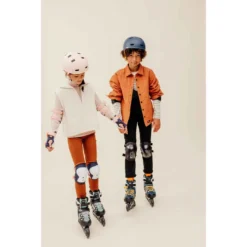 Roller Fitness Enfant FIT 5 Jr Rose Kaki -Sportmania roller fitness enfant fit 5 jr rose kaki 18