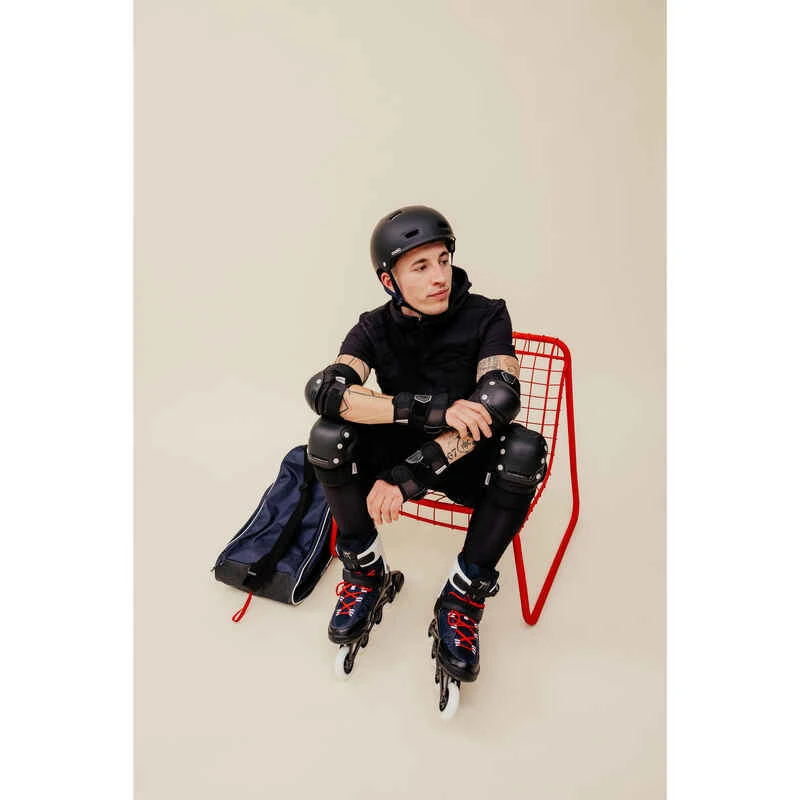 Roller Fitness Adulte FIT500 Bleu Rouge 11 Roller Fitness Adulte FIT500 Bleu Rouge – Image 11