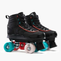 Patin à Roulettes Enfant QUAD 100 JR Noir -Sportmania roller quad 100 jr noir 4