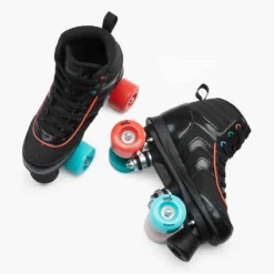 Patin à Roulettes Enfant QUAD 100 JR Noir -Sportmania roller quad 100 jr noir 8