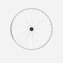 BTWIN Roue Vélo Enfant 24 Pouces Avant Simple Paroi Argent