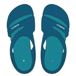 Sabots Piscine Homme - Clog 500 - Bleu