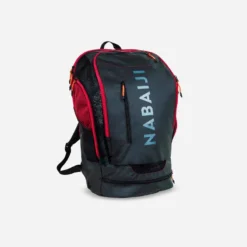 Sac A Dos Natation 40L 900 Noir Rouge