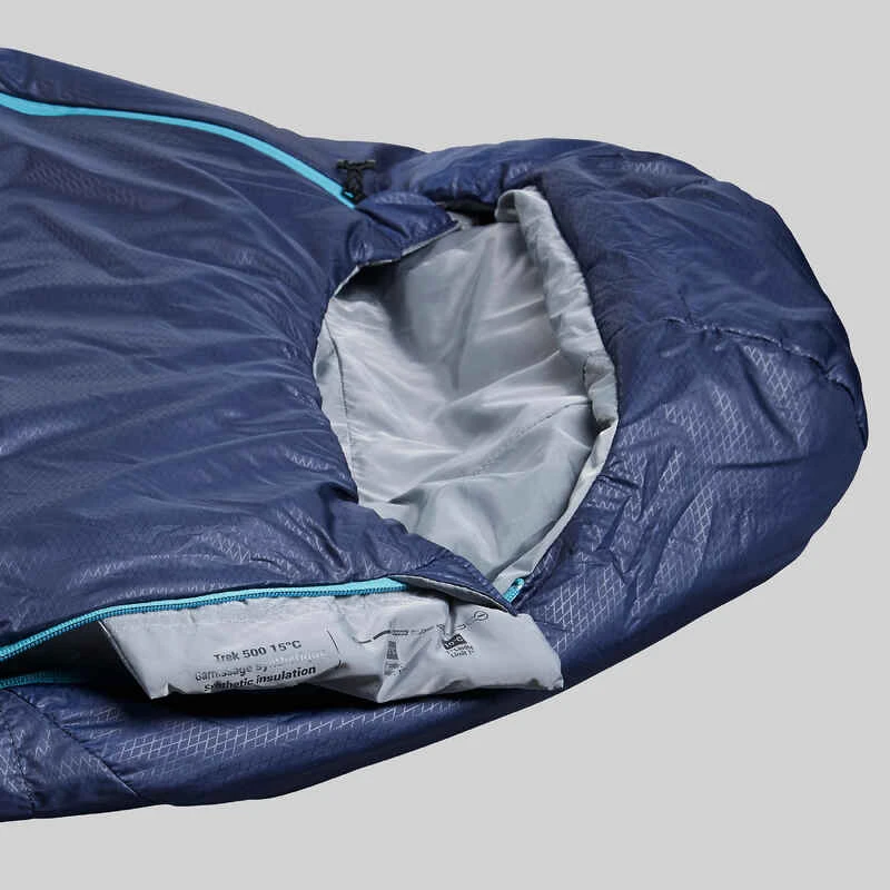 Sac De Couchage De Trekking - MT500 15°C - Polyester 5 Sac De Couchage De Trekking - MT500 15°C - Polyester – Image 5
