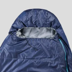 Sac De Couchage De Trekking - MT500 15°C - Polyester 15 Sac De Couchage De Trekking - MT500 15°C - Polyester -Sportmania sac de couchage de trekking trek 500 15 bleu 5