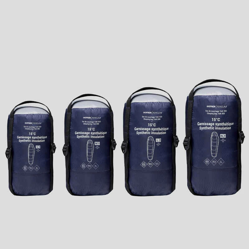 Sac De Couchage De Trekking - MT500 15°C - Polyester 8 Sac De Couchage De Trekking - MT500 15°C - Polyester – Image 8