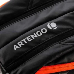 SAC TENNIS ARTENGO 530 L NOIR ORANGE -Sportmania sac tennis artengo 530 l noir orange 11